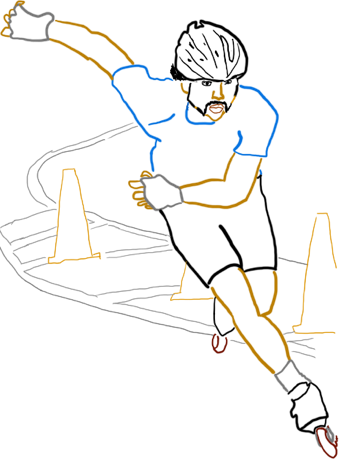 roller blading
